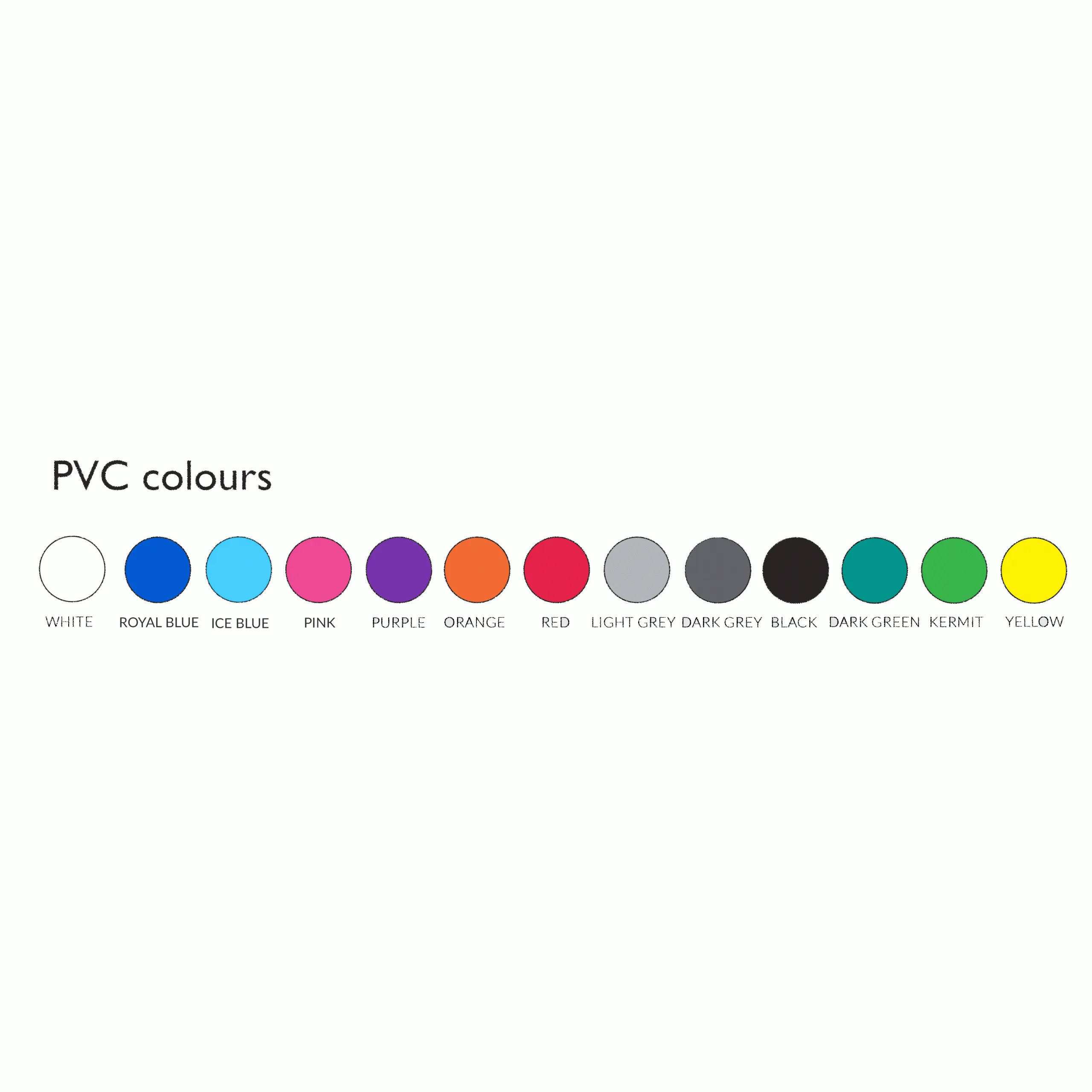 Colour chart PVC scaled